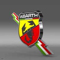 Abarth L Logo3d model