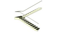 Split stair open tread 6۝-12