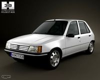Peugeot 205 5-door 19983d model