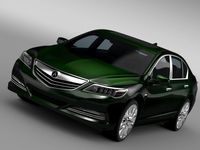 Acura RLX SH AWD 20153d model