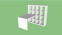 Expedit Shelf and Desk
