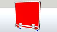 Red flightcase