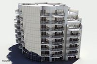Residential Complex Element 043d model
