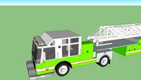 Green F.D.N.Y Truck