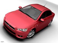 2008 Mitsubishi Lancer3d model
