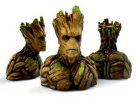Groot Bust Sculpture by Doodle_Monkey