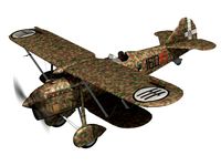 Fiat CR.32 - Italy Airforce - 160 Squadriglia3d model