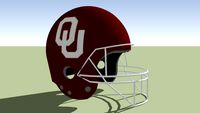 Oklahoma Sooners football helmet