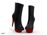 Platform Boots3d model
