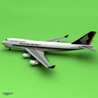 Boeing 747 SINGAPORE3d model