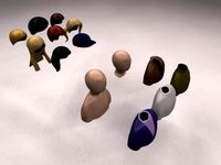 Icon People3d model