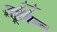 Twin Style WWII Fighter