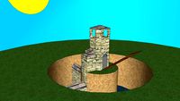 Guard Tower with underground tunnels to castle