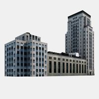 European building3d model