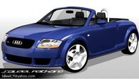 Audi TT Roadster + INTERIOR3d model