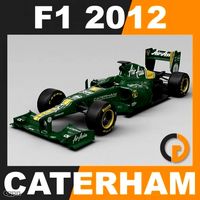 F1 2012 Caterham CT01 - Caterham F1 Team3d model