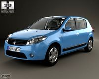 Renault Sandero 20123d model