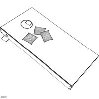 Cornhole Game3d model
