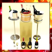 Ice Bucket Set - 3 Bottles, 3 Ice Buckets, Flute, Towel, Strawberries and more.3d model