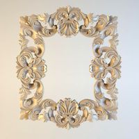 Carved frame