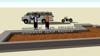 Cheech and Chong with white van