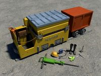 NEW MINING EQUIPMENT3d model