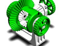 Functional Differential Gear System by Thing-O-Fun