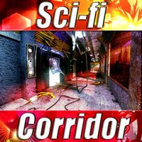 Sci fi Corridor3d model