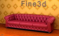 antique-08-Sofa-0813d model