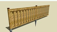 Pinewood Collection - 4 Foot Shadowbox Modular Fence System