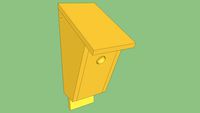 Wide Peterson Bluebird House