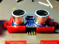 HC-SR04 Ultrasonic Rangefinder Mounting Bracket by Matter153