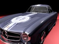 mercedes 300sl3d model