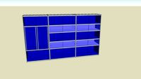 Kewlox wardrobe 3400*1990mm