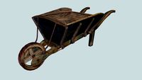 'Victorian'... 'Wooden Wheel Barrow'....