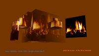 machine en flamme