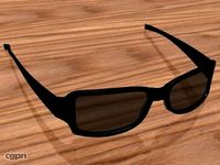 Sun glasses 013d model