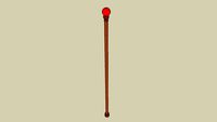 Wooden Fire Staff