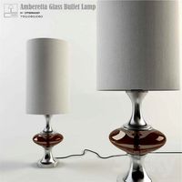 Amberetta Glass Buffet Lamp