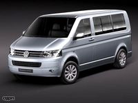 Volkswagen Caravelle Multivan T5 20103d model