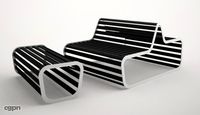 flora sun deck - bench3d model