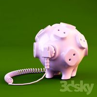 Network port Piggy (concept Lebedev Studio)