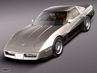 Chevrolet Corvette C4 Coupe3d model