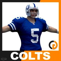 NFL Player Indianapolis Colts3d model