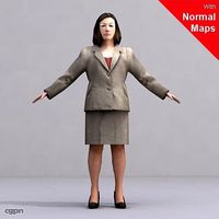 BWom0014-FBX / FBX Rigged Models for Motionbuilder3d model
