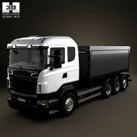 Scania R 730 Tipper Truck 20103d model