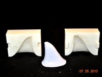 shark fin chocolate mold by tc_fea