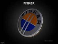 Fisker 3d Logo3d model