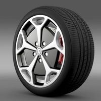 Opel Ampera wheel3d model