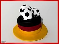 Football Hat3d model